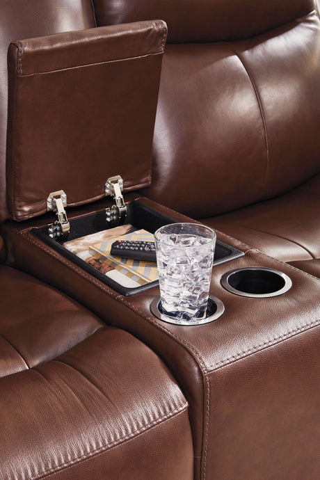 Bexhurst - Power Reclining Loveseat With Console / Adjustable Headrest - view 6