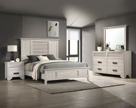 Sarter - Bedroom Set White by Crown Mark | Bel Furniture