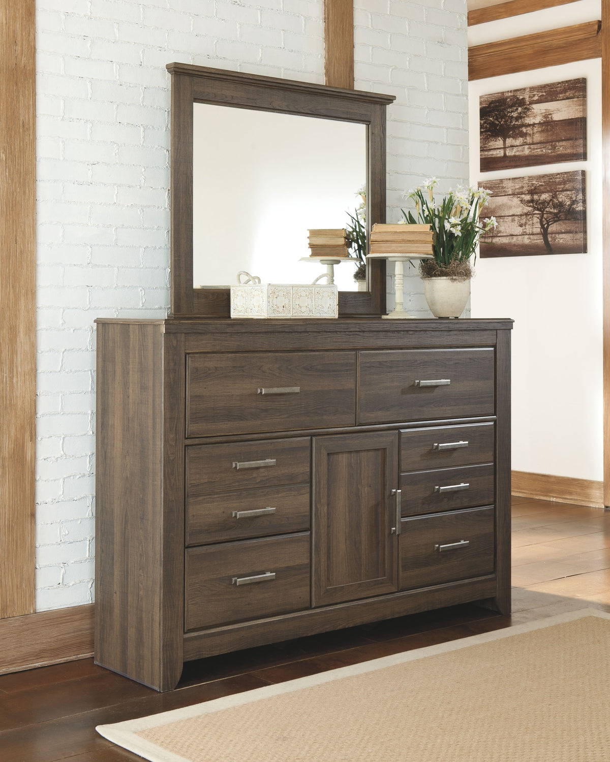 Juararo - Dresser Dark Brown 2 Pieces by Signature Design by Ashley® | Bel Furniture
