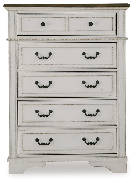 Blendon - Two-tone - Five Drawer Chest by Signature Design by Ashley® | Bel Furniture