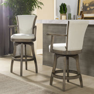 Williams - Swivel Counter Height Bar Stool by Jennifer Taylor Home | Bel Furniture