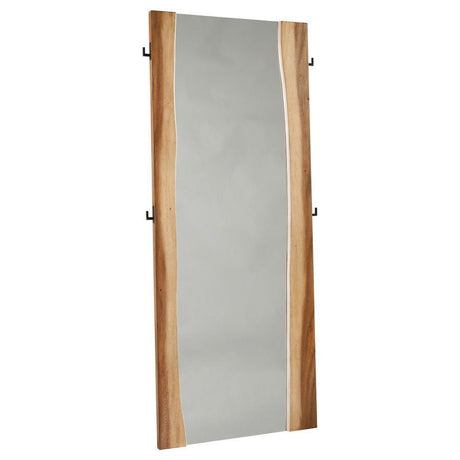Winslow - Standing Floor Mirror - Smokey Walnut by CoasterElevations | Bel Furniture