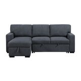Terrence - Pull Out Sofa Bed - Dark Gray