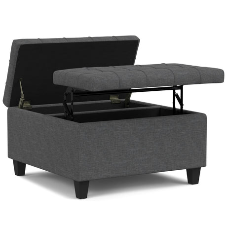 Harrison - Upholstered Coffee Table Storage Ottoman - view 64