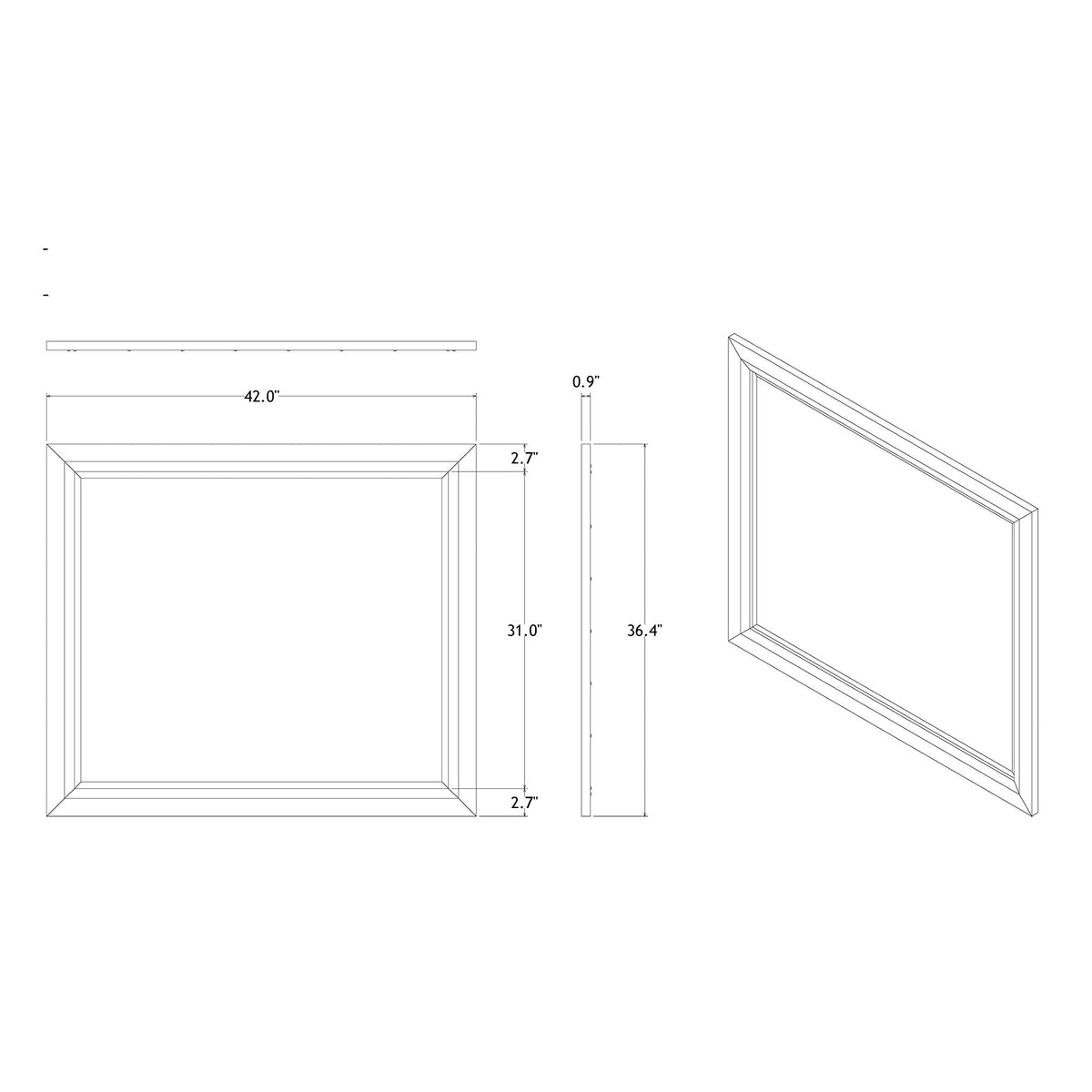 Chloe - Mirror - Gemstone Silver