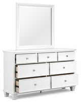 Fortman - White - Dresser And Mirror by Signature Design by Ashley® | Bel Furniture