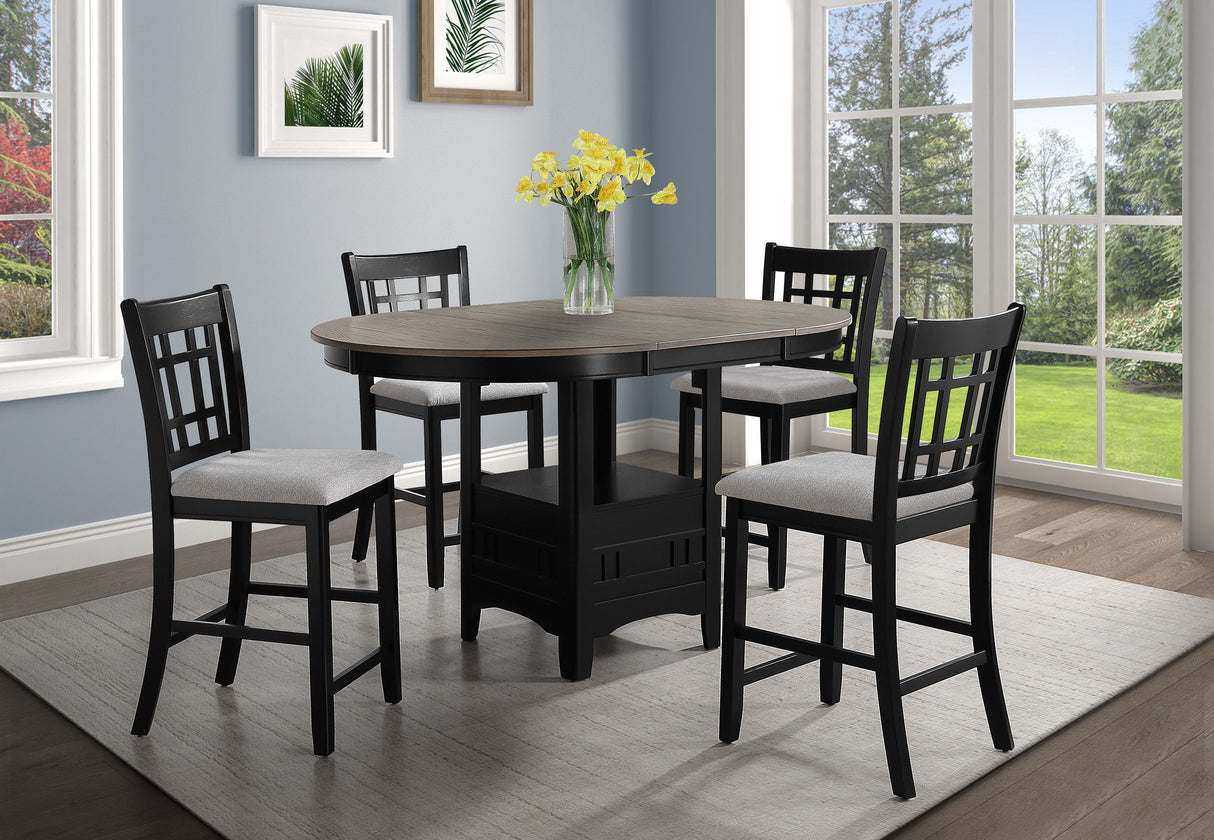 Hartwell - Counter Height Table - Light Gray by Crown Mark | Bel Furniture