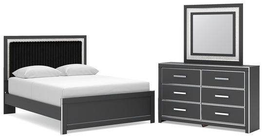 Zuraleus - Upholstered Panel Platform Bedroom Set