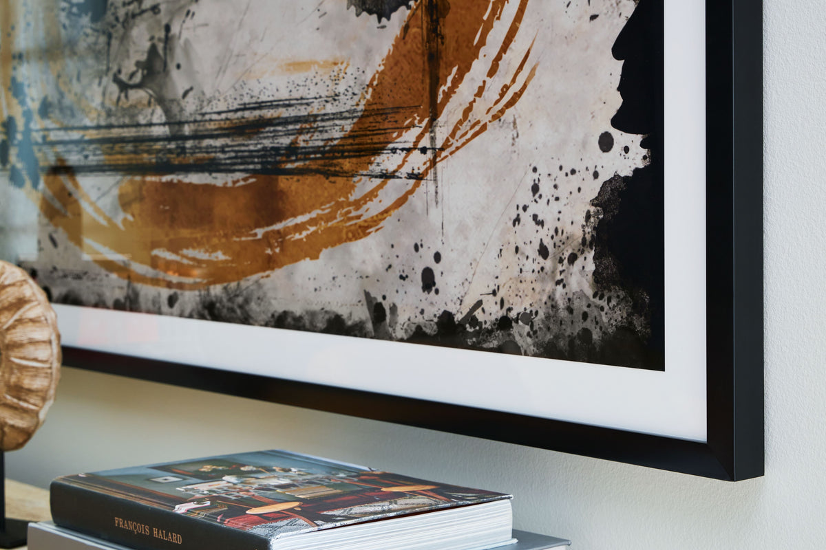 Clefting - Black / Caramel / Tan - Wall Art by Signature Design by Ashley® | Bel Furniture