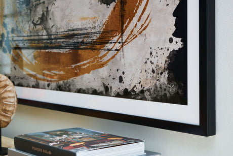 Clefting - Black / Caramel / Tan - Wall Art by Signature Design by Ashley® | Bel Furniture