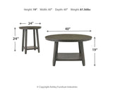 Caitbrook - Gray - Occasional Table Set (Set of 3) by Signature Design by Ashley® | Bel Furniture