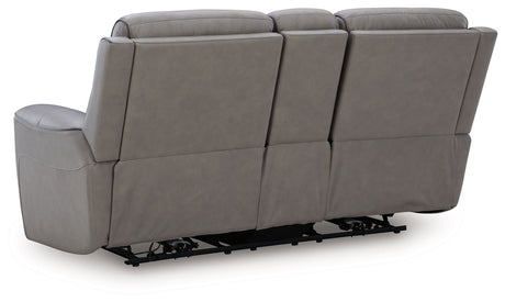 5Z-Comfort - Relaxation - Power Reclining Loveseat with Console / Adj Headrest by Signature Design by Ashley® | Bel Furniture