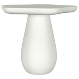 Perth - Side Table With Cloud-Shaped Top White 17"W x 16"D x 16"H by Coaster Fine Furniture | Bel Furniture