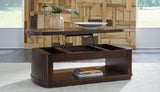 Korestone - Dark Brown - Lift Top Cocktail Table by Signature Design by Ashley® | Bel Furniture