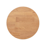 Kenzie - Fluted Pillar Round Accent Side Table - Light Natural Brown by Jennifer Taylor Home | Bel Furniture