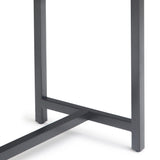 Banting - Mid Century Wide Console Table - Walnut Brown by Simpli-Home | Bel Furniture