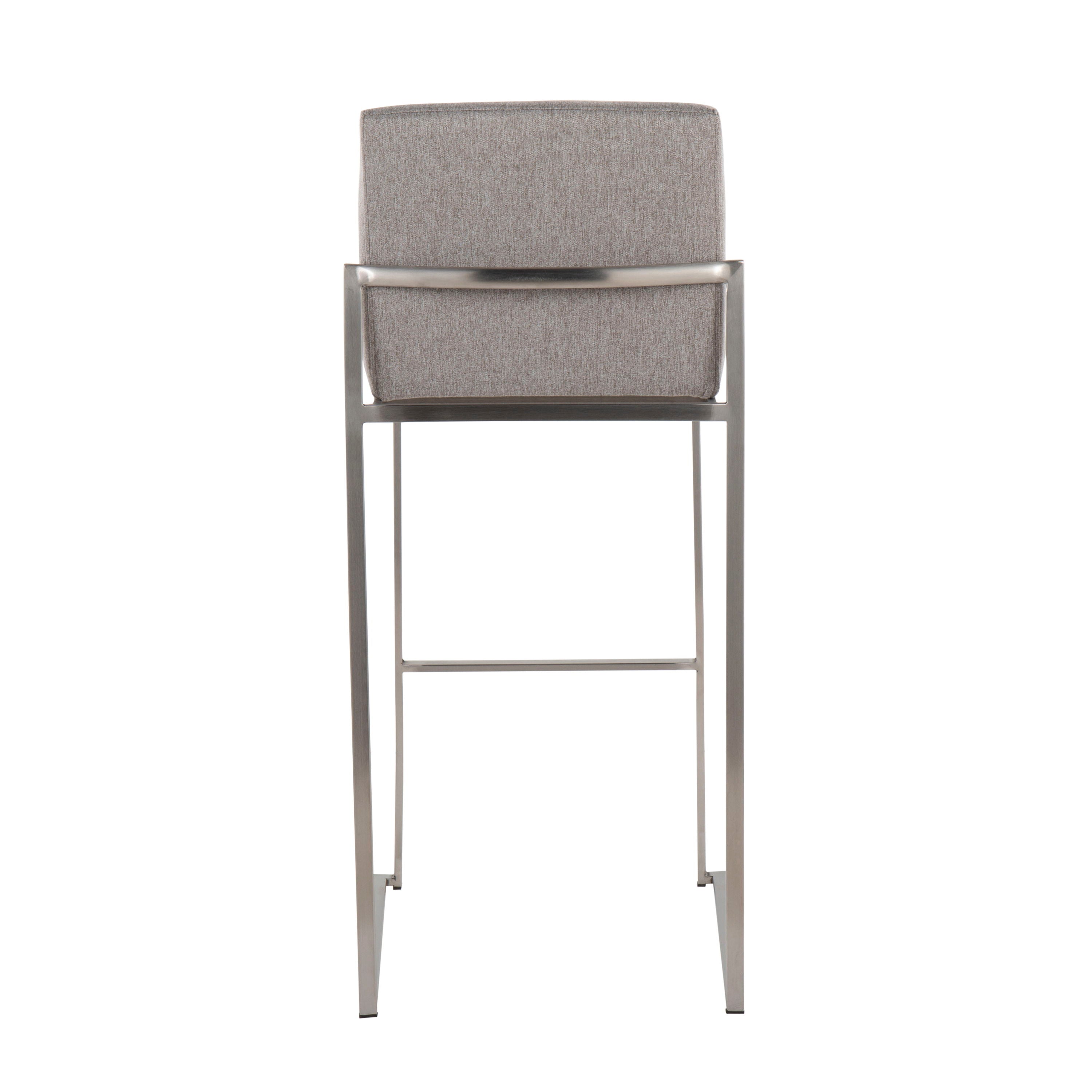 Fuji - Contemporary And Modern Elegance High Back Barstool