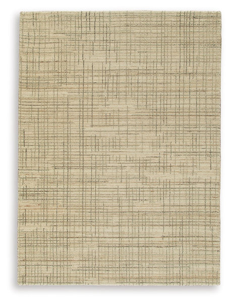 Janston - Rug Light Brown 5' x 7' by Signature Design by Ashley® | Bel Furniture