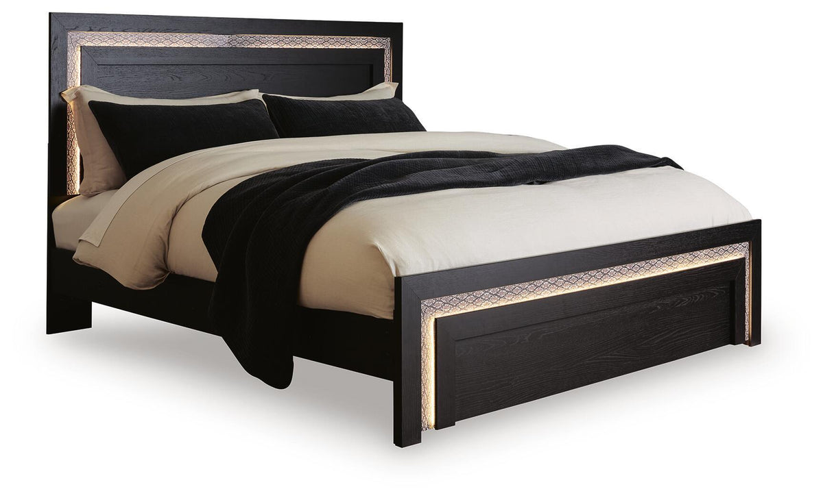 Brizmore Panel Bed