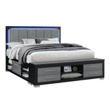 Emilia - Bed With Storage And LED Lighting
