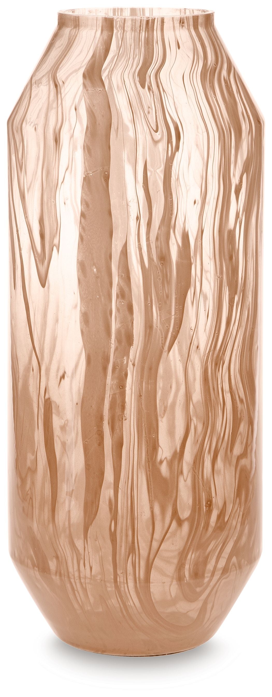 Dushby - Vase Light Brown 6.25"W x 6.25"D x 15.25"H by Signature Design by Ashley® | Bel Furniture