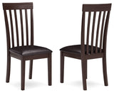 Hammis - Dining UPH Side Chair (Set of 2) - Dark Brown