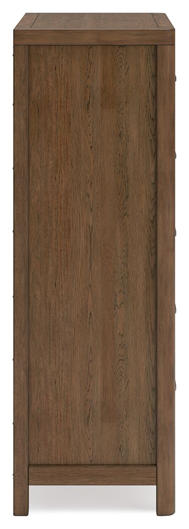 Cabalynn - Five Drawer Chest - Light Brown - view 4