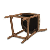 Triomphe - Rattan Wicker High Back Armless Counter Bar Stool by Jennifer Taylor Home | Bel Furniture