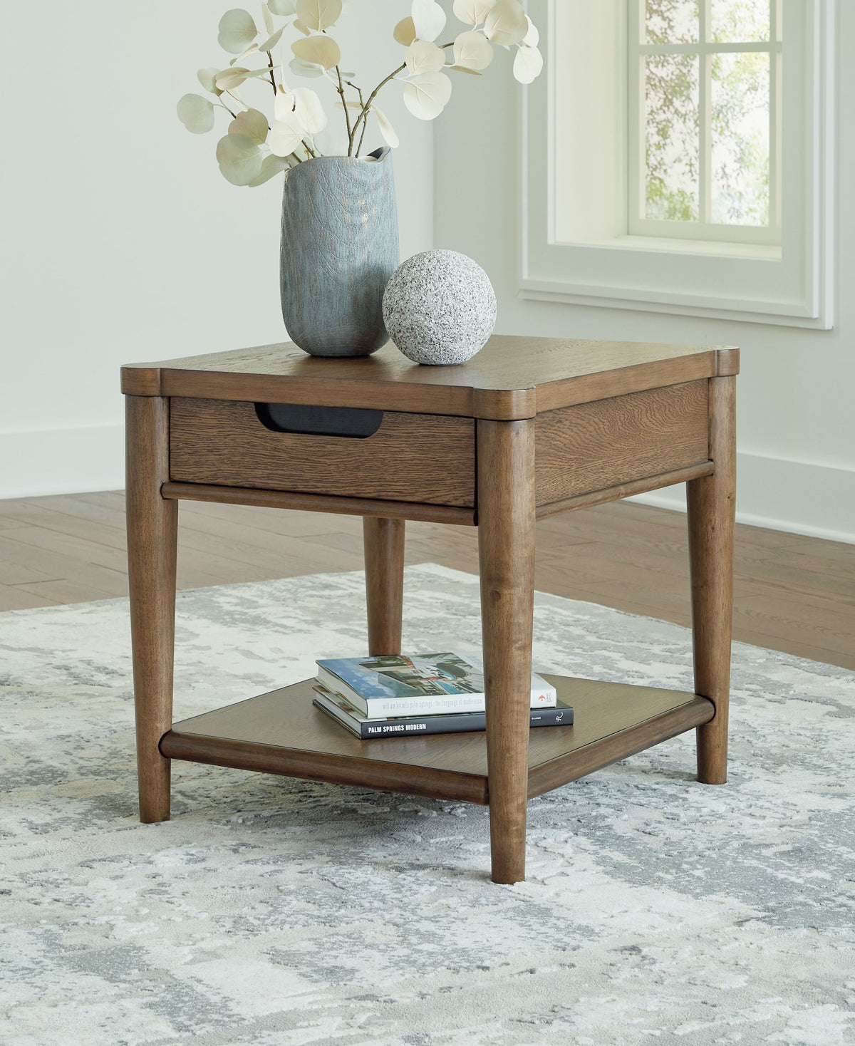 Roanhowe - Brown - Rectangular End Table by Signature Design by Ashley® | Bel Furniture