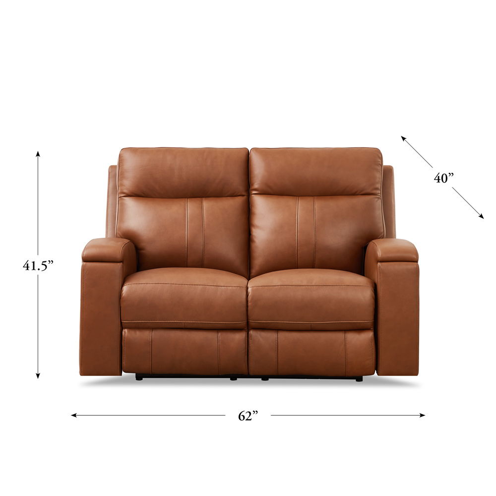 Venice - Power Headrest, Zero Gravity Reclining Loveseat - Brown