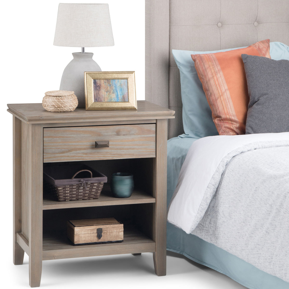 Artisan - Bedside Table - Light Brown