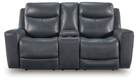 Bexhurst - Power Reclining Loveseat With Console / Adjustable Headrest - view 7