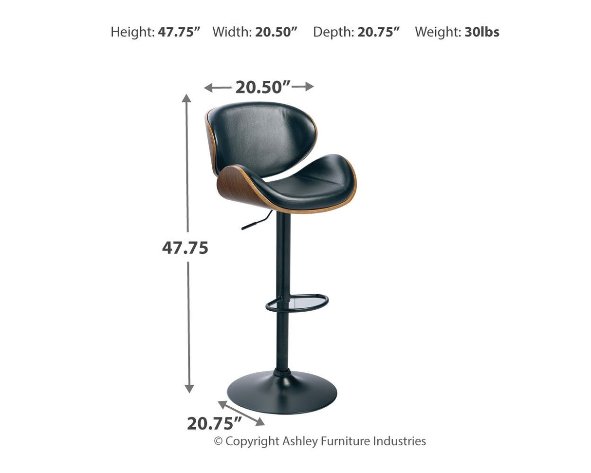 Bellatier - Adjustable Height Barstool by Signature Design by Ashley® | Bel Furniture