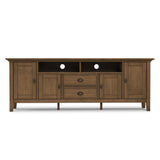 Redmond - TV Media Stand - Rustic Natural Aged Brown