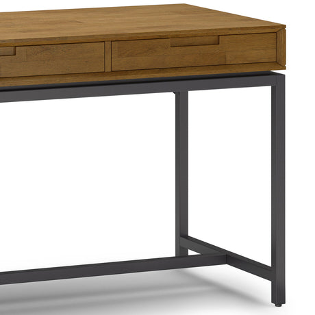 Banting - Mid Century Wide Desk, Handcrafted by Simpli-Home | Bel Furniture
