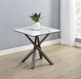 Carvell - Square Sintered Stone Table by Coaster Fine Furniture | Bel Furniture