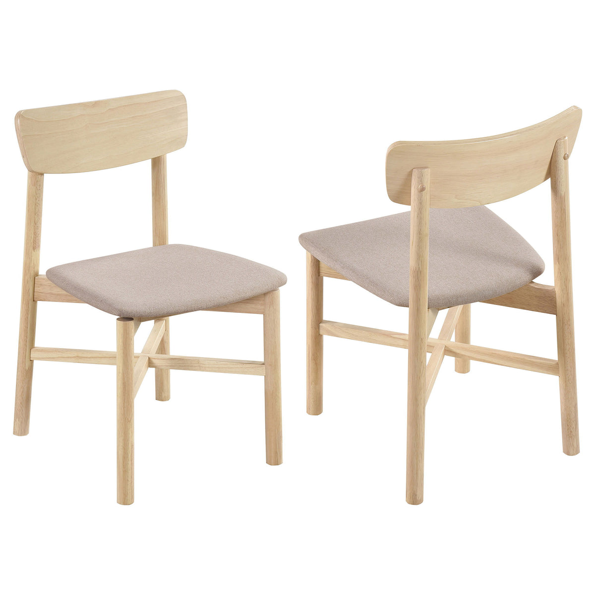 Parkridge - Dining Side Chair (Set of 2) Beige by Coaster Fine Furniture | Bel Furniture