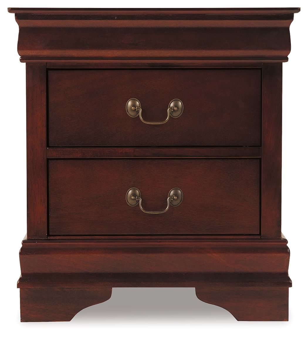 Alisdair - Reddish Brown - Two Drawer Night Stand by Signature Design by Ashley® | Bel Furniture