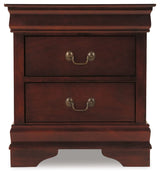 Alisdair - Reddish Brown - Two Drawer Night Stand by Signature Design by Ashley® | Bel Furniture
