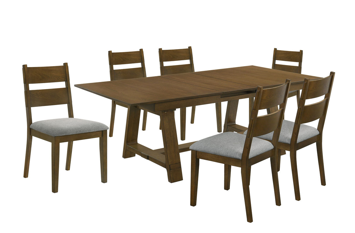 Everly - Dining Table - Brown