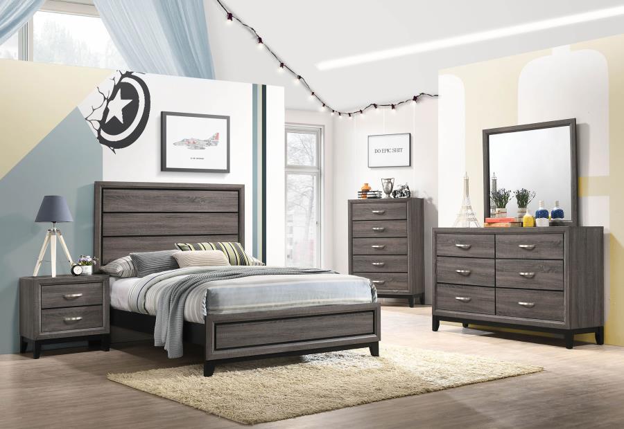 Watson - Wood Panel Bed