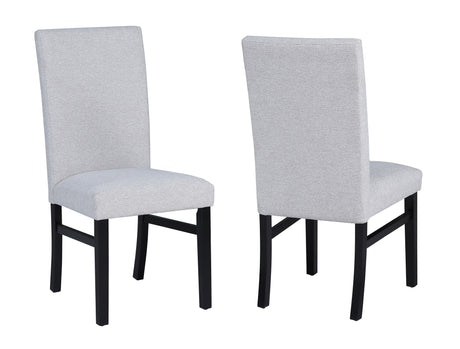 Tracy - Side Chair (Set of 2) Pearl Silver by Crown Mark | Bel Furniture