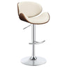 Harris - Adjustable Bar Stool Beige by CoasterEssence | Bel Furniture