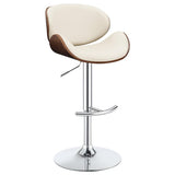 Harris - Adjustable Bar Stool Beige by CoasterEssence | Bel Furniture