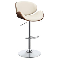 Harris - Adjustable Bar Stool Beige by CoasterEssence | Bel Furniture