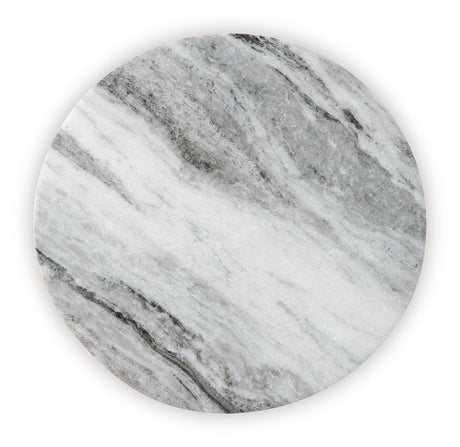 Keithwell - Gray - Round Accent Table by Signature Design by Ashley® | Bel Furniture