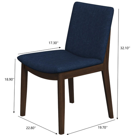 Laura - Mid-Century Modern Solid Wood Dining Chair (Set of 2) - view 30