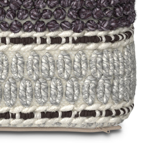 Grady - Handcrafted Square Pouf - view 10
