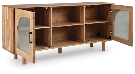 Adway - Accent Cabinet - Natural Brown - view 4