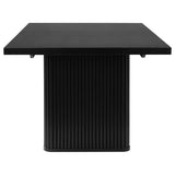 Catherine - Rectangular Wood Dining Table - Black by Coaster Fine Furniture | Bel Furniture